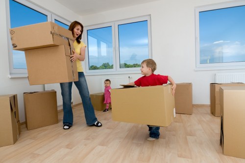 Careful loading support for a flat move in Pimlico