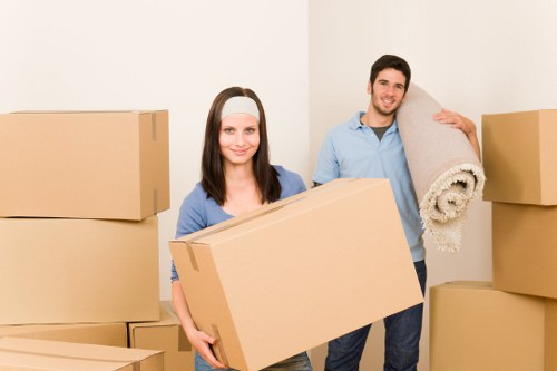 Reusable furniture and donations ready for charity collection